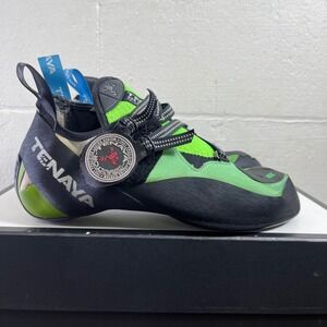 Tenaya Mundaka Green Black Climbing Shoes Lace up Men's 10.5 Women's 11.5